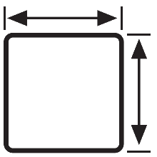 Icon Klinghammer width square